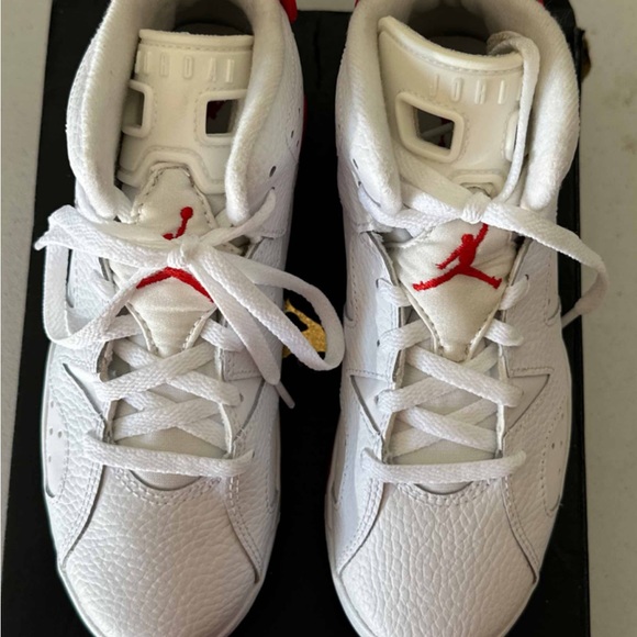 Jordan 6 Retro Ps Red Oreo 1y - Picture 3 of 7